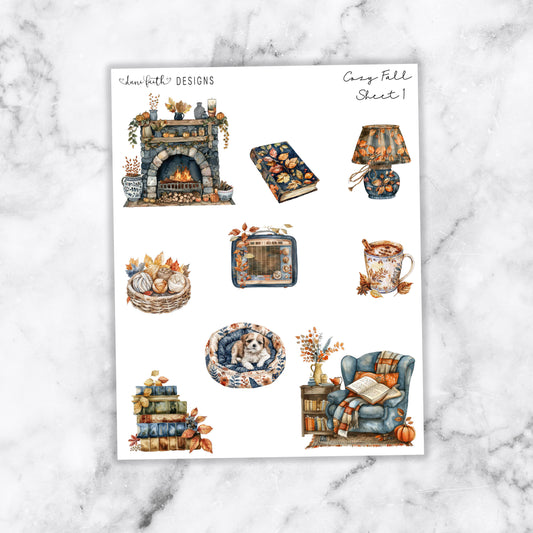 Cozy Fall Deco Stickers