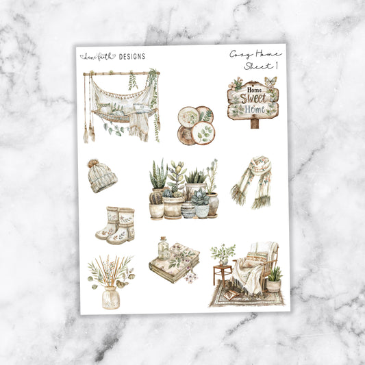 Cozy Home Deco Stickers