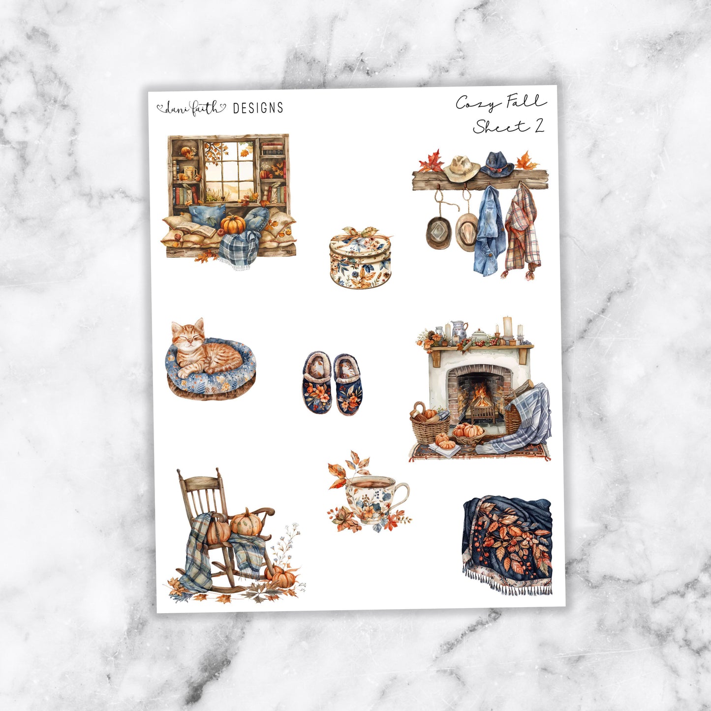 Cozy Fall Deco Stickers