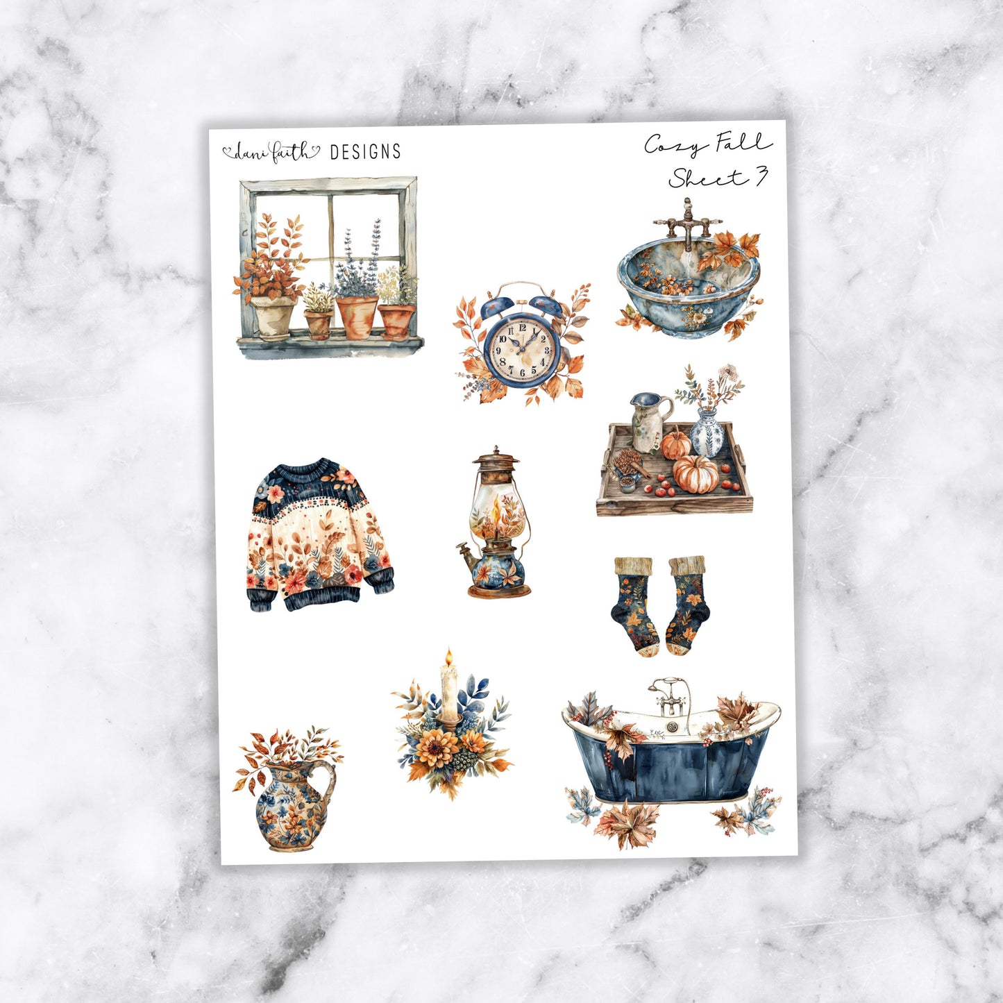 Cozy Fall Deco Stickers