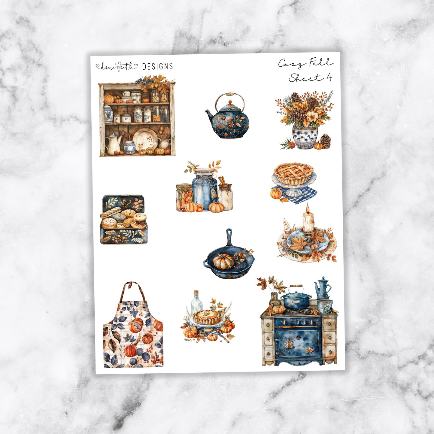 Cozy Fall Deco Stickers