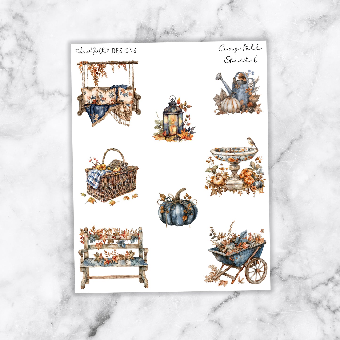 Cozy Fall Deco Stickers