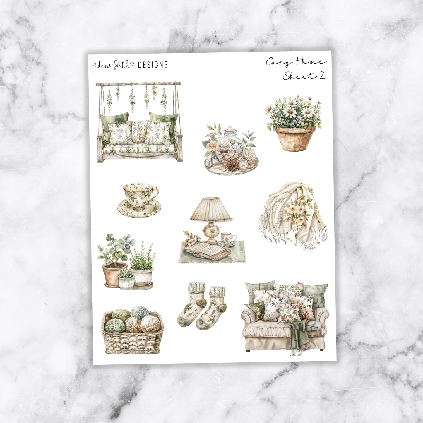 Cozy Home Deco Stickers