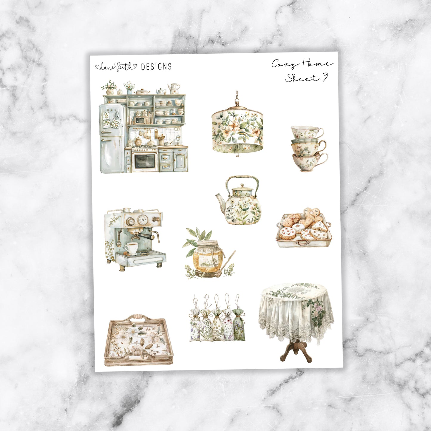 Cozy Home Deco Stickers