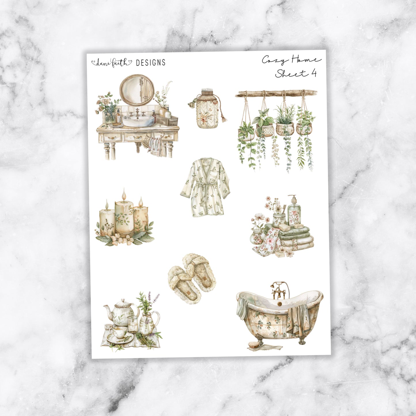 Cozy Home Deco Stickers