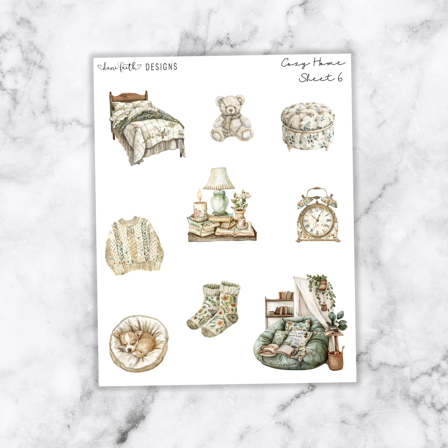 Cozy Home Deco Stickers
