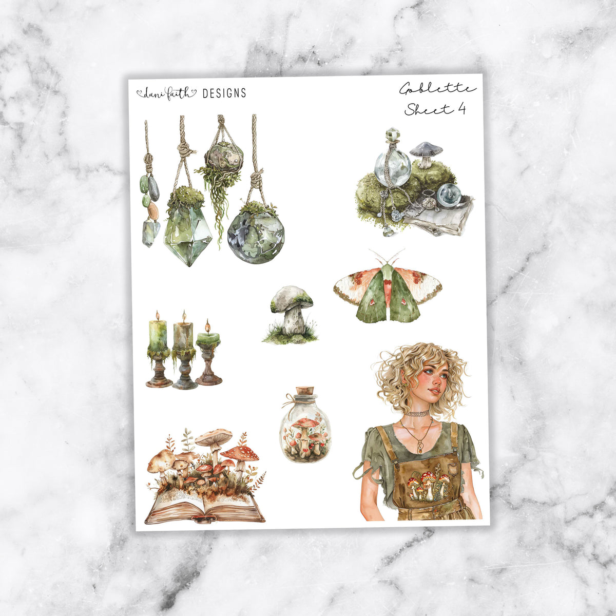 Goblette Journal Stickers