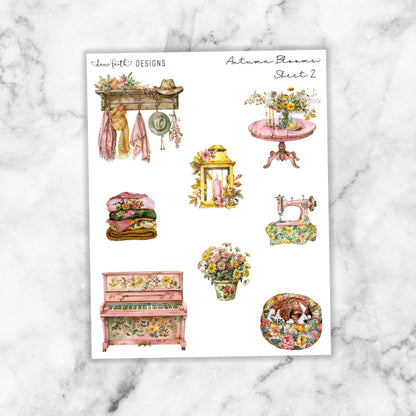 Autumn Blooms Deco Stickers