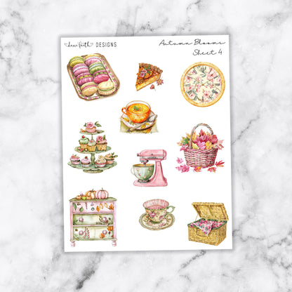 Autumn Blooms Deco Stickers