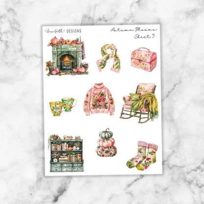 Autumn Blooms Deco Stickers