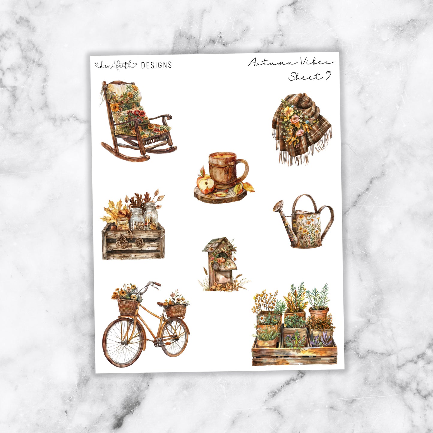 Autumn Vibes Deco Stickers