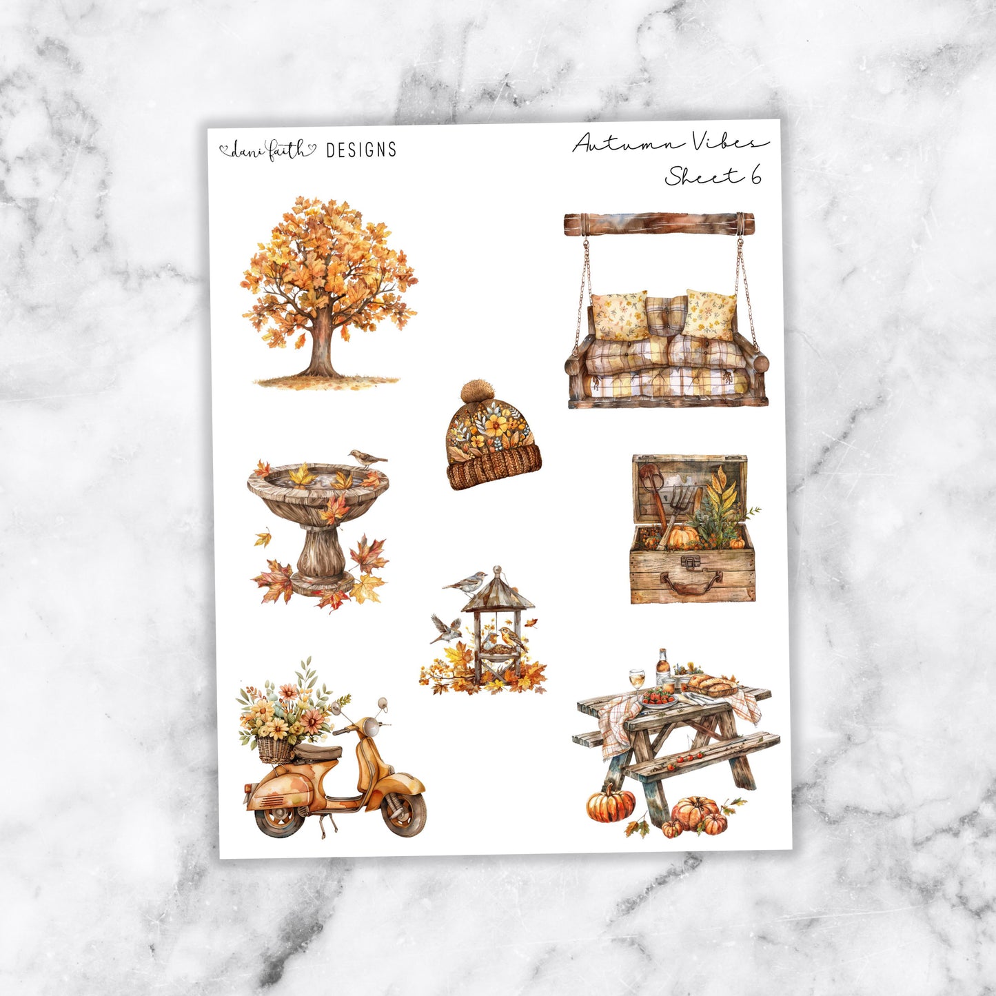 Autumn Vibes Deco Stickers