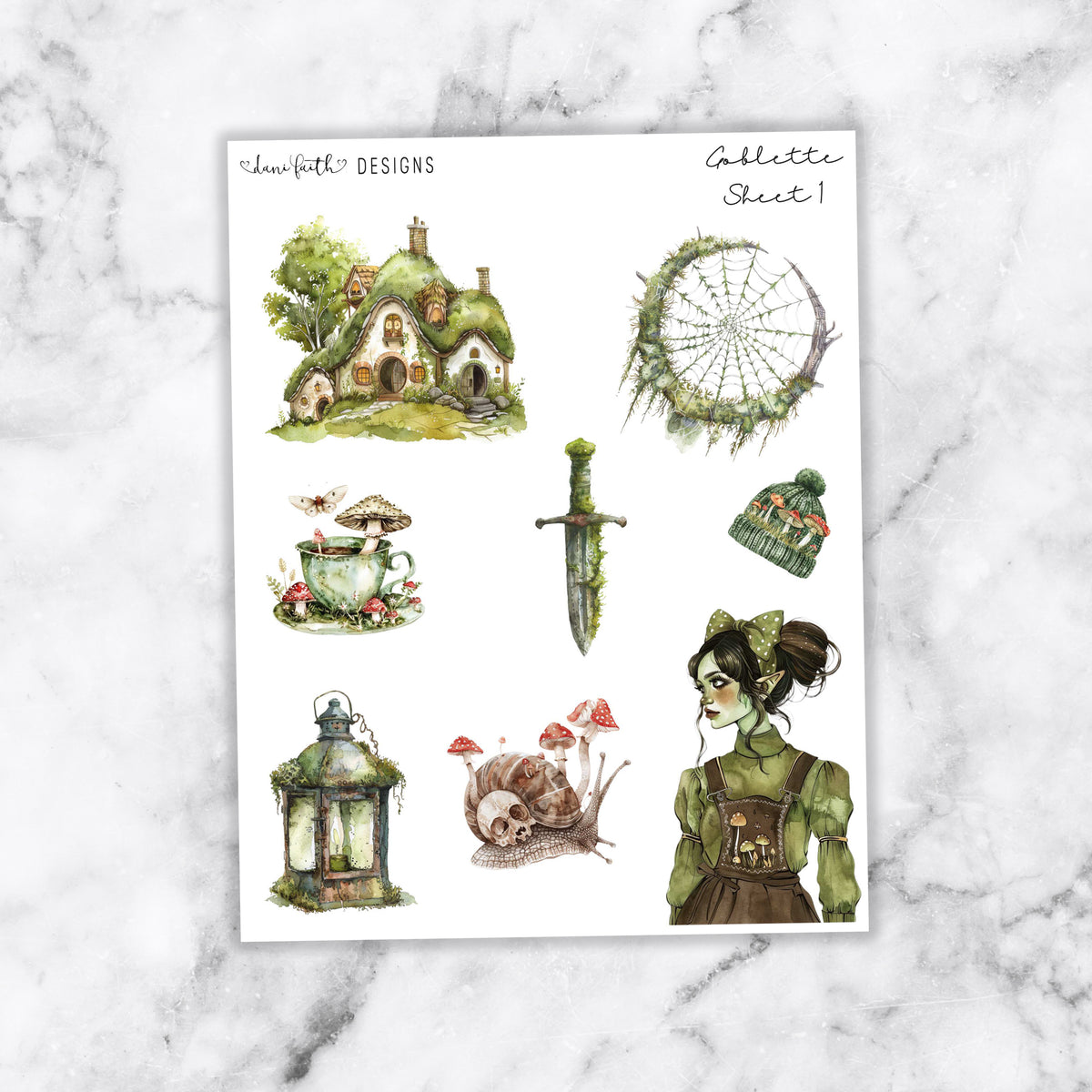 Goblette Journal Stickers