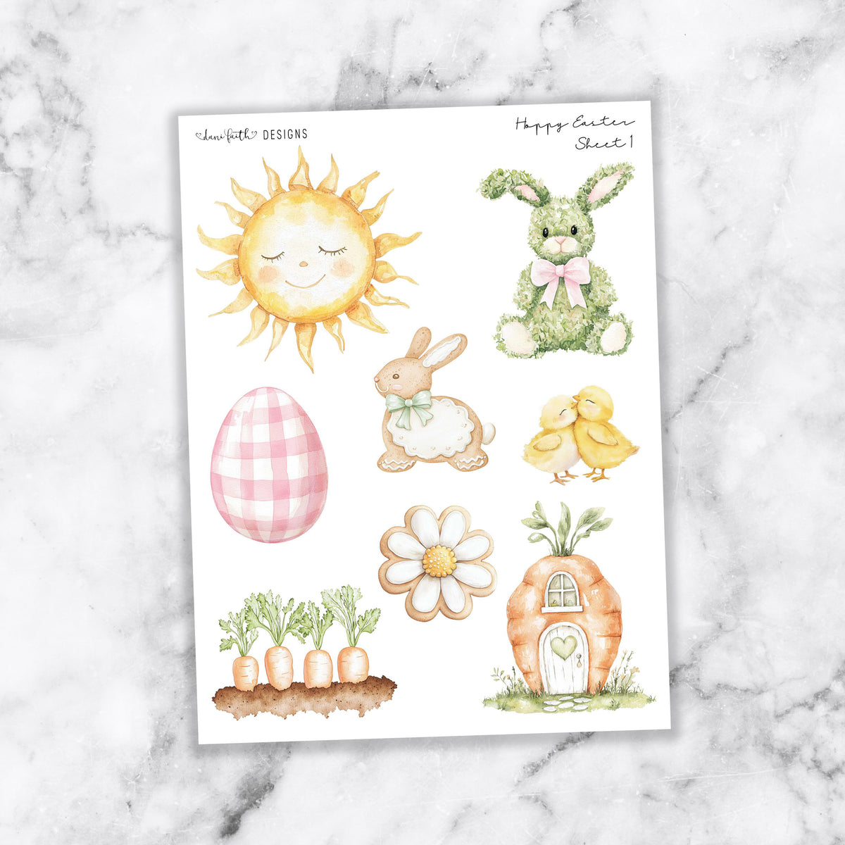 Hoppy Easter Journal Stickers